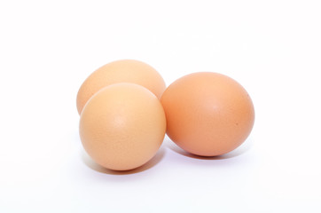 three eggs