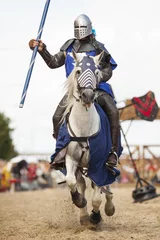 Foto op Plexiglas Ridders ridders steekspel