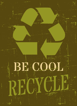 Recycle Symbol Poster
