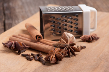 Cinnamon anise nutmeg cloves