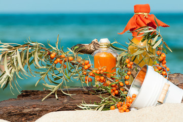 Gesunder Sanddorn, Sanddornprodukte, Hippophae rhamnoides