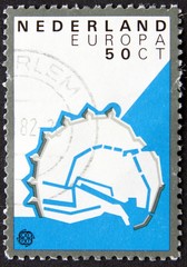 Dutch post stamp