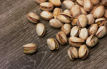 Heap of pistachios