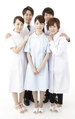 医療イメージ,5人