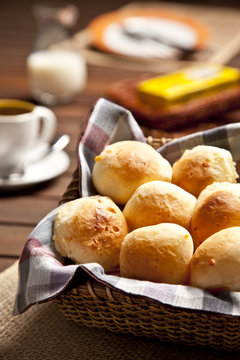 Brazilian cheese buns.