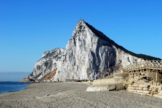 Beach and Rock of Gibraltar © Arena Photo UK