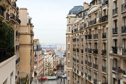 view from montmartre hill