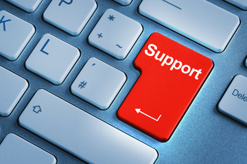Tastatur mit Support