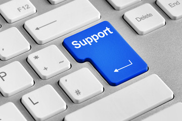 Tastatur mit Support