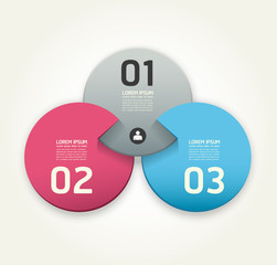 Modern Design template / can be used for infographics / numbered