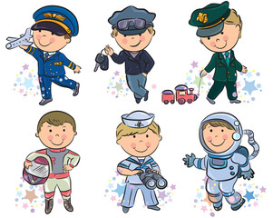 Professions kids set 1