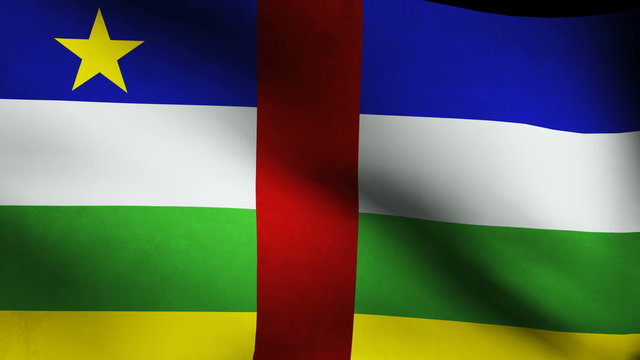 Central African Republic flag.
