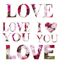 ラブ　loveのかわいい文字
