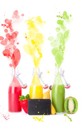 frisches spritziges Sommergetränk