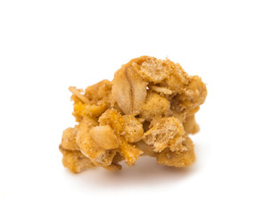 dessert of cereal c орехами  isolated
