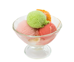 Colorful Ice Cream Scoops