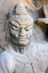 Fototapeta na wymiar Starożytny posąg Buddy