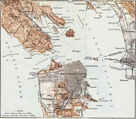 San Francisco 1909 map