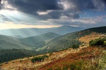 Fototapeten mountain landscape © berzina
