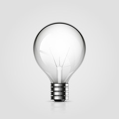 Vector light bulb icon