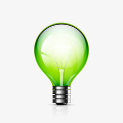 Vector light bulb icon
