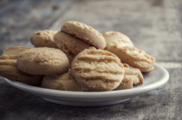 Cookies on plate