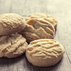 Cookies on table