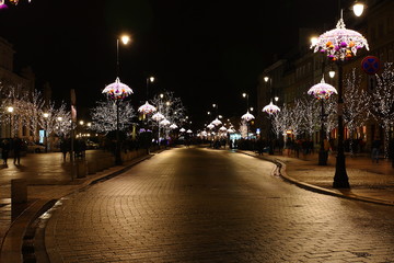 Varsavia mentre Natale - Polonia