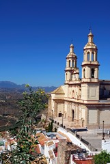 Fototapeta na wymiar Kościół, Olvera, Andaluzja, Hiszpania ? Arena Zdjęcie UK