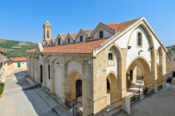 Fototapeta na wymiar Kościół prawosławny klasztor na Cyprze