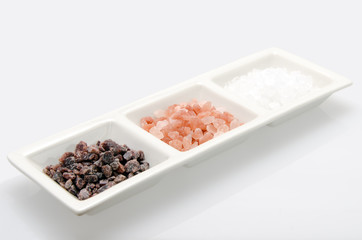 三種のヒマラヤ岩塩