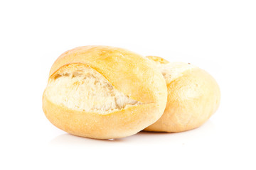 Bread on a white background. delicious buns  isolated on white