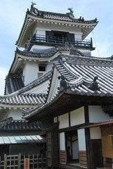 Naklejka premium Donjon du château de Kôchi, Shikoku, Japon