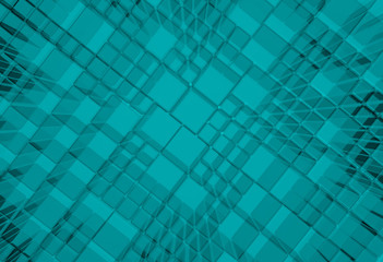 Steel blue cube mesh metal plate background