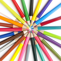 Fototapeta premium Pencil colors