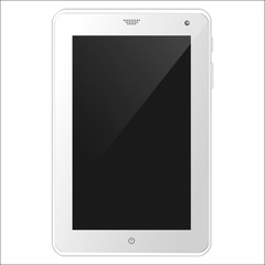 White tablet PC eps10 vector illustration
