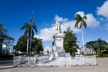 Obraz premium Jose Marti park, Cienfuegos, Cuba
