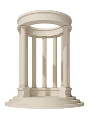 rotunda on a white background
