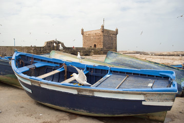 Fototapeta na wymiar Forttress w Essaouira