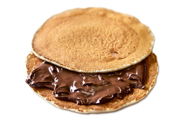American Pancake with chocolate