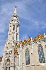 Fototapeta na wymiar St. Matthias Kathedrale in Budapest, Ungarn