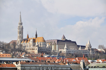 Fototapeta na wymiar Burgviertel in Budapest