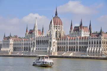 Obraz premium Parlament in Budapest, Ungarn