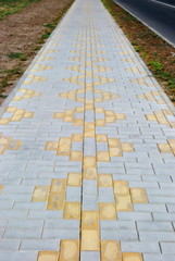 Road from a tile