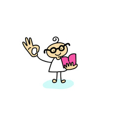 hand drawing cartoon characters creativity