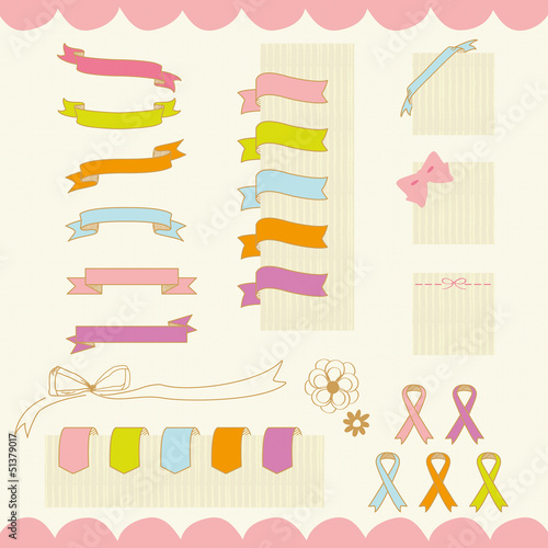 手書き リボン セット Stock Image And Royalty Free Vector Files On Fotolia Com Pic
