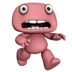 3d cartoon cute human