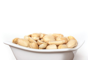 bowl with peanuts