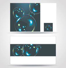 Blue Modern Business-Card Set | EPS10 Vector Design
