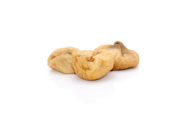 Fototapeta premium Dried figs isolated on white background